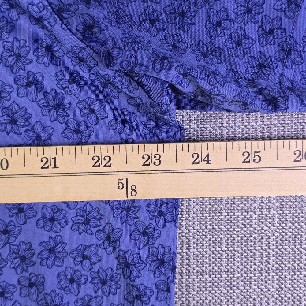 Berckmans Place Polo Shirt Mens Large Blue Masters 1934 Azaela AOP Peter Millar - Picture 10 of 14